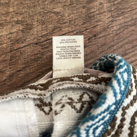 😊 3/$30
LOFT BOHO design Shorts by Ann Taylor Sz 6 blue green - Picture 10 of 12